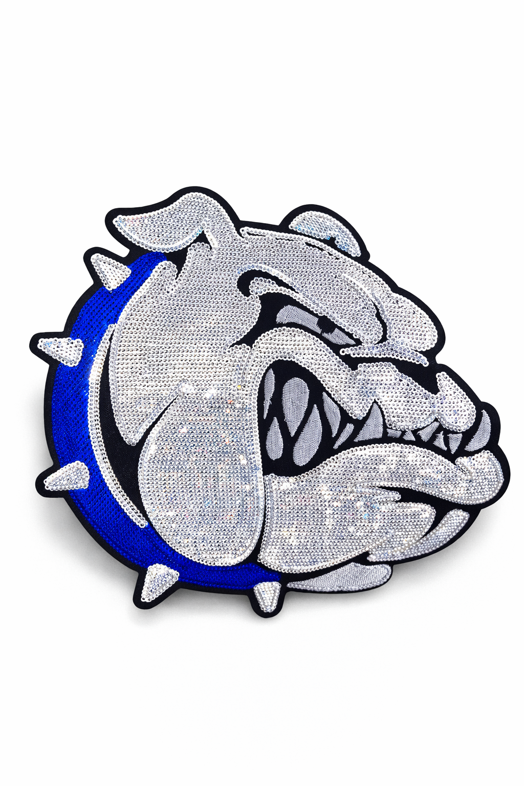 Bulldog Collar - Sequin Patch