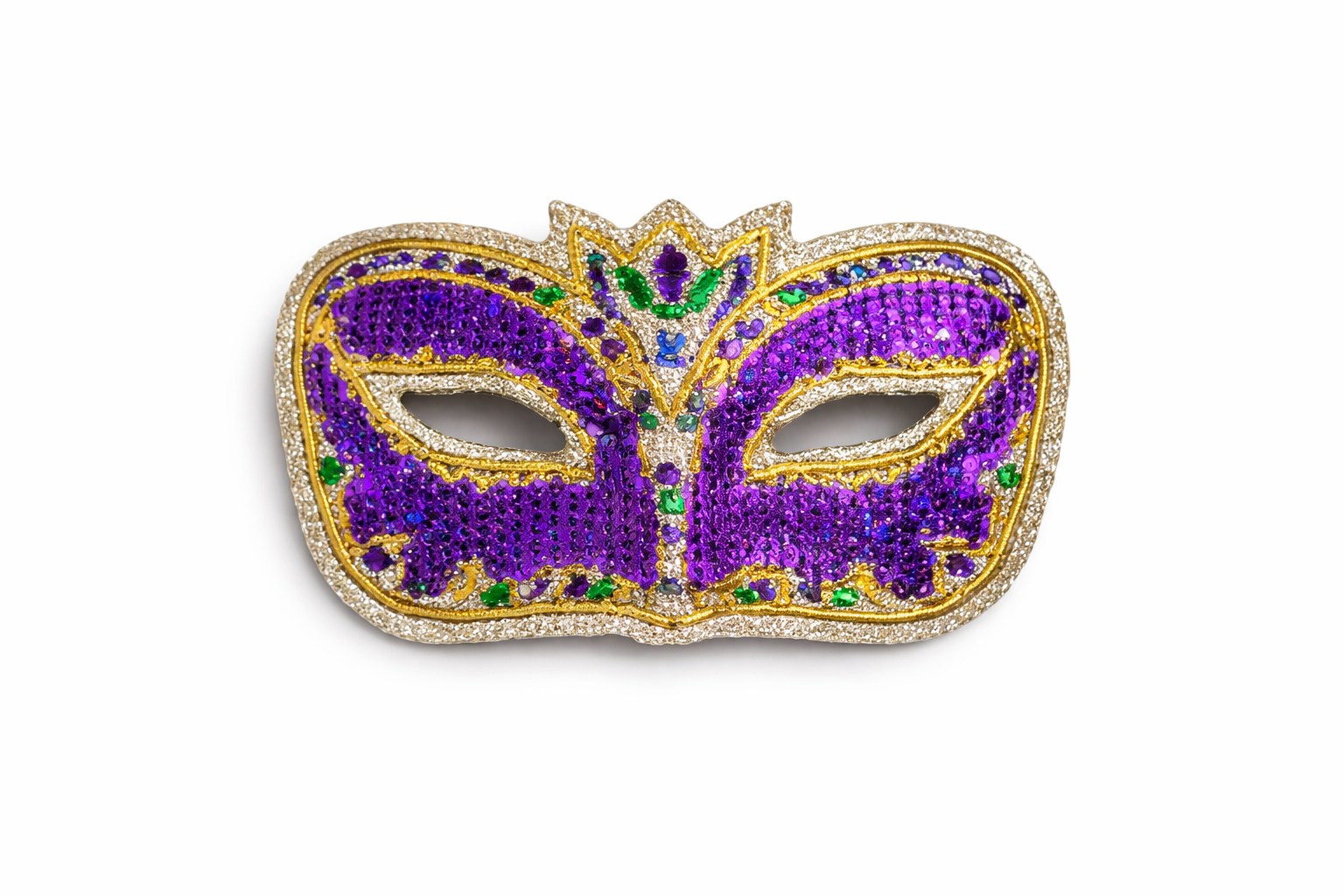 Mardi Gras Mask - Sequin Patch